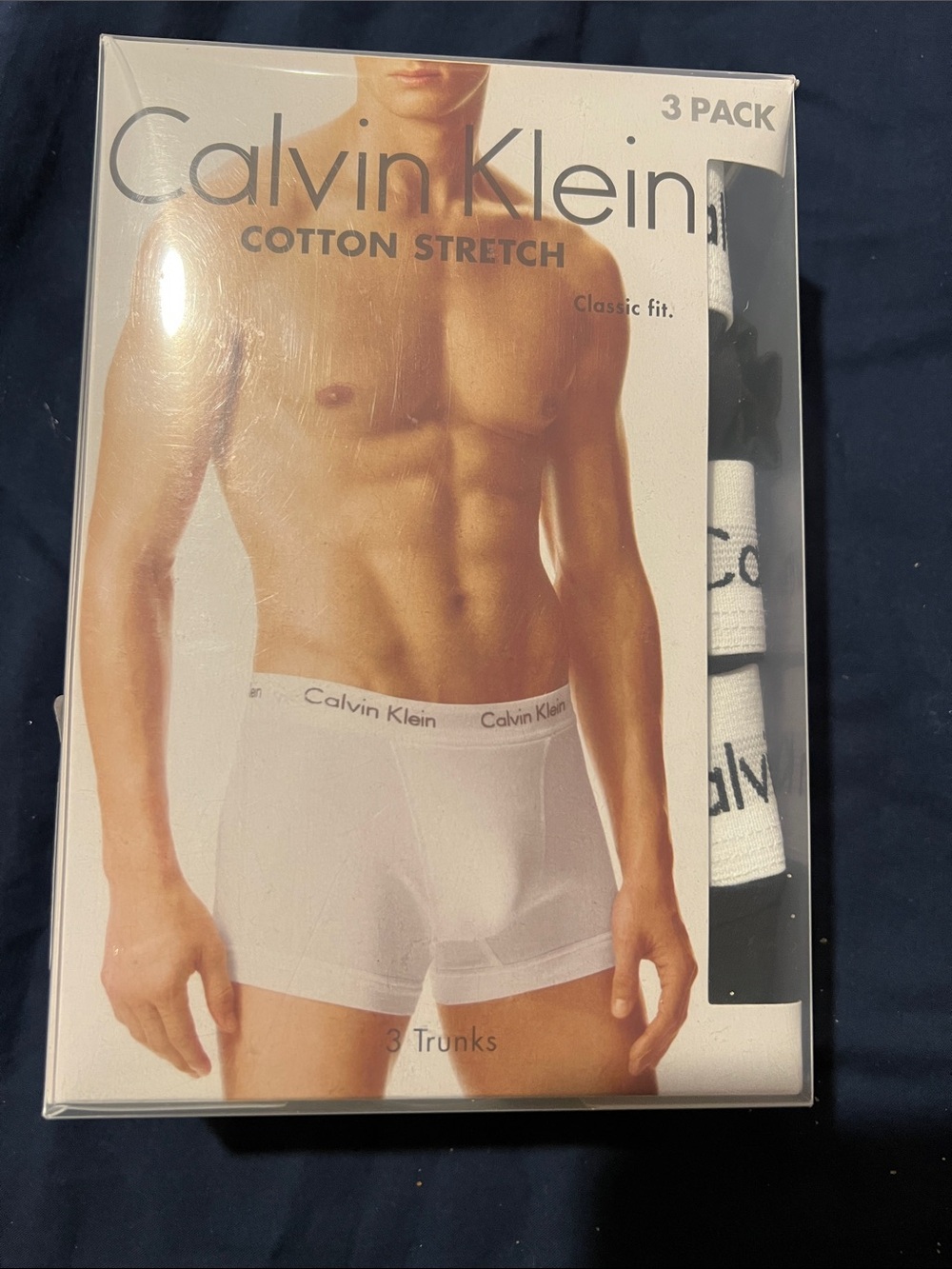 Calvin Klein Men's Cotton Stretch Boxer Briefs Black (3 Pack)